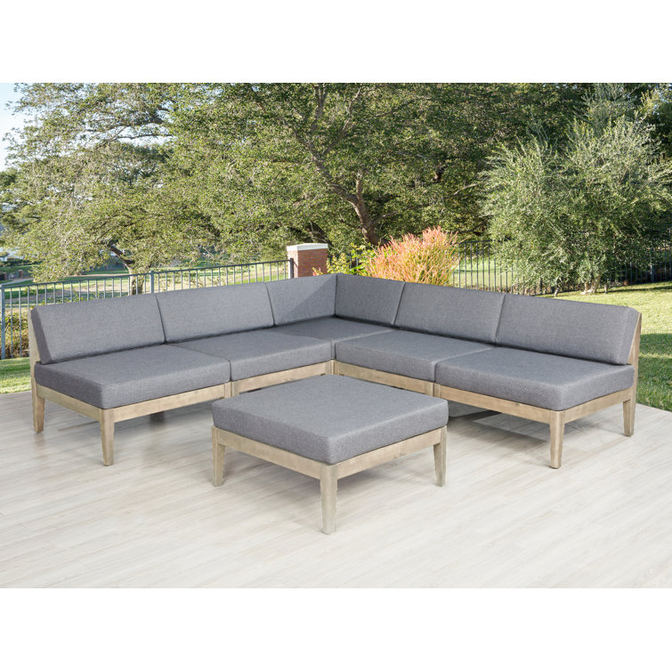 Jurgen 5 Piece Sectional Seating Group with Cushions & Reviews AllModern